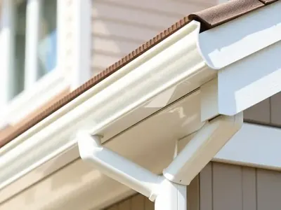 Clean gutters on a San Jose home after professional gutter cleaning service